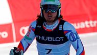 Ve sjezdu zajel pátý nejlepší čas a s velkou nadějí vyhlížel odpolední slalom.