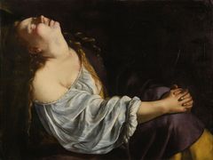 Artemisia Gentileschi: Máří Magdaléna v extázi, cca 1620 až 1625.
