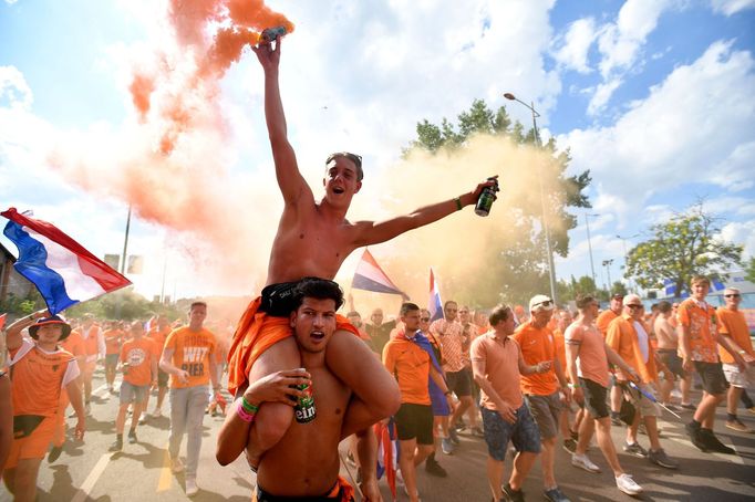 Česko - Nizozemsko, osmifinále Euro 2021, fanoušci