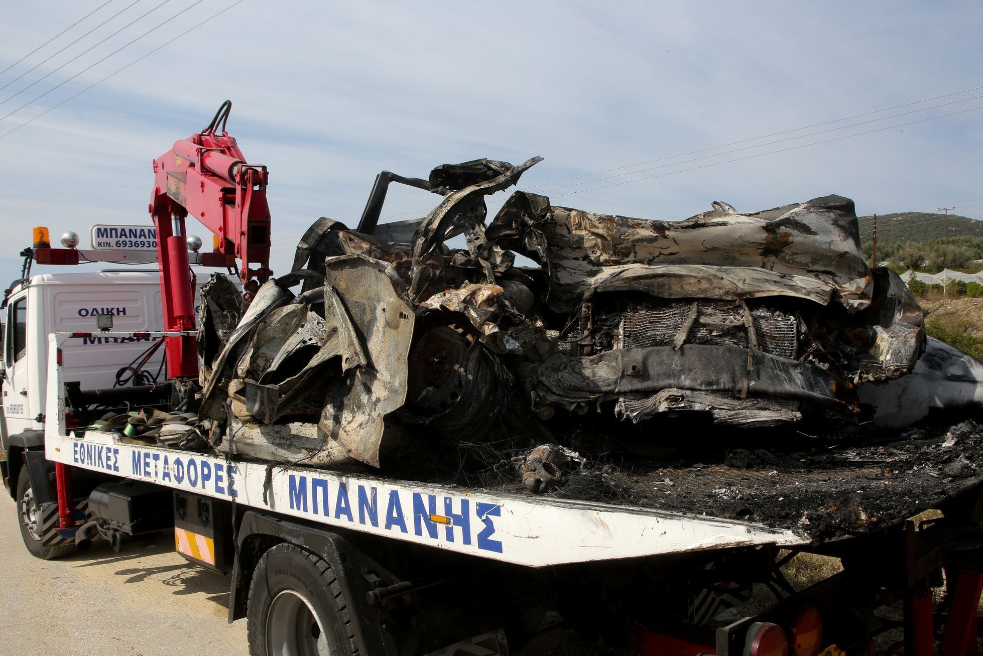 V Řecku bouralo auto s 11 lidmi, zřejmě migranty