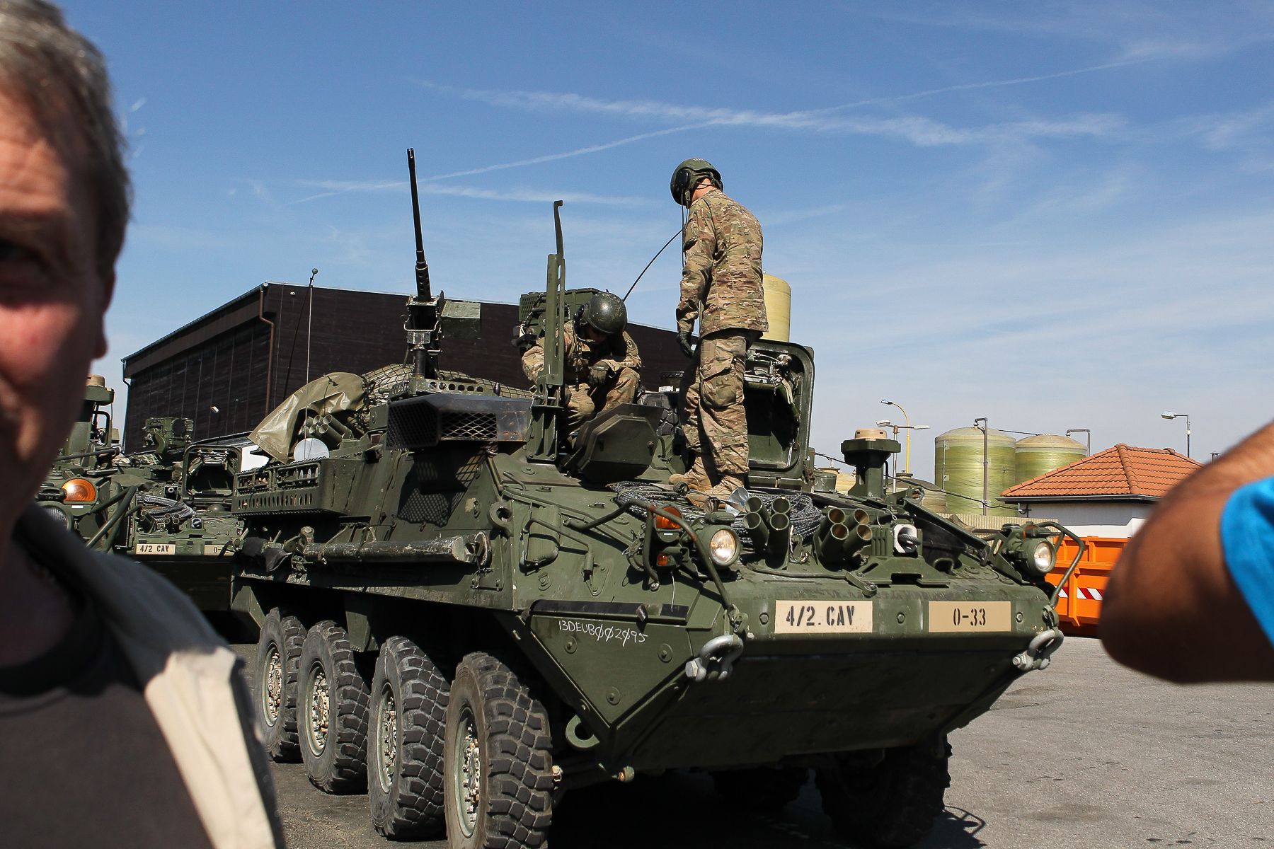 Americký armádní konvoj 13.9.2015 v Česku