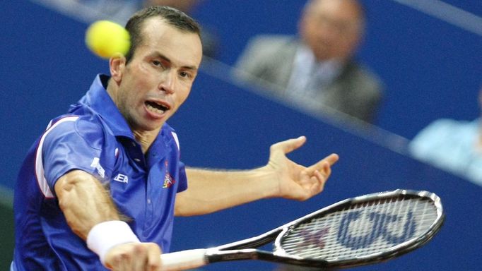 Ivo Karlovič - Radek Štěpánek při Davis Cupu v Poreči 2009