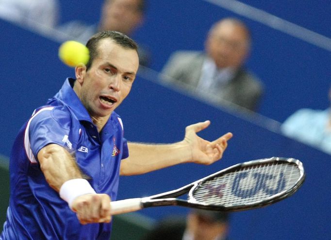 Ivo Karlovič - Radek Štěpánek při Davis Cupu v Poreči 2009