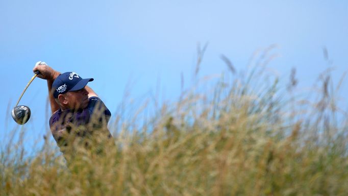 Thomas Bjorn na golfovém British Open