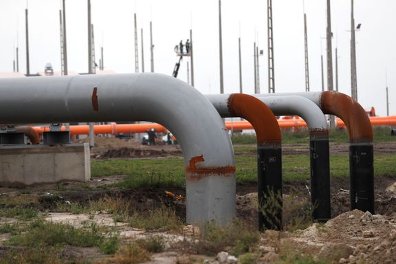 Plynovod u města Kiskundorozsma na maďarsko-srbské hranici.