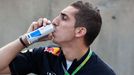 Tak zase nic. Třetí pilot Red Bullu Sébastien Buemi si musí dát jiná křídla než ve formuli 1.