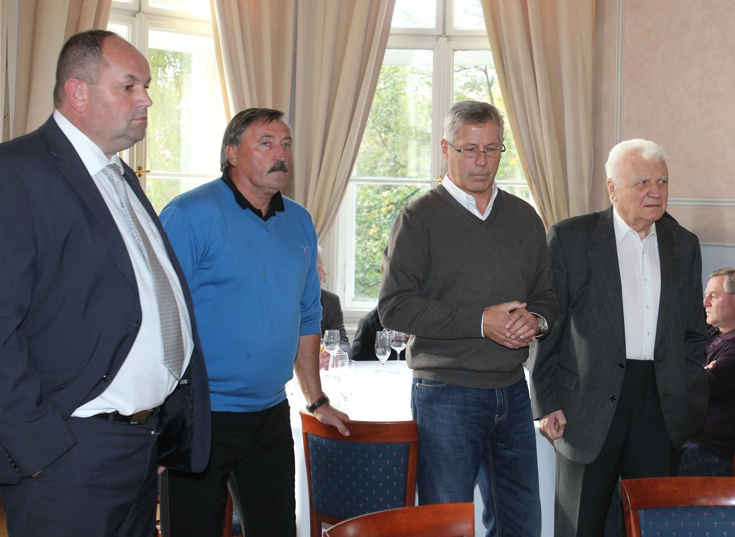 Sraz bývalých reprezentantů před utkáním s Bulharskem