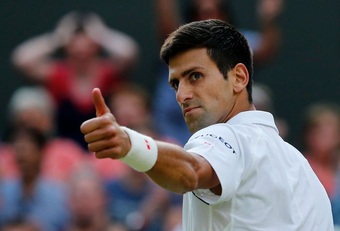 Novak Djokovič na Wimbledonu 2015