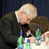 Miloš Melčák na zasedání UVV ČSSD