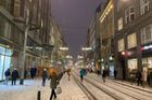 Vodičkova ulice - Praha vánočně a mrhavě osvětlená