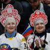 Ruské fanynky na hokejovém MS 2019