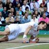 Andy Murray v semifinále Wimbledonu 2012.