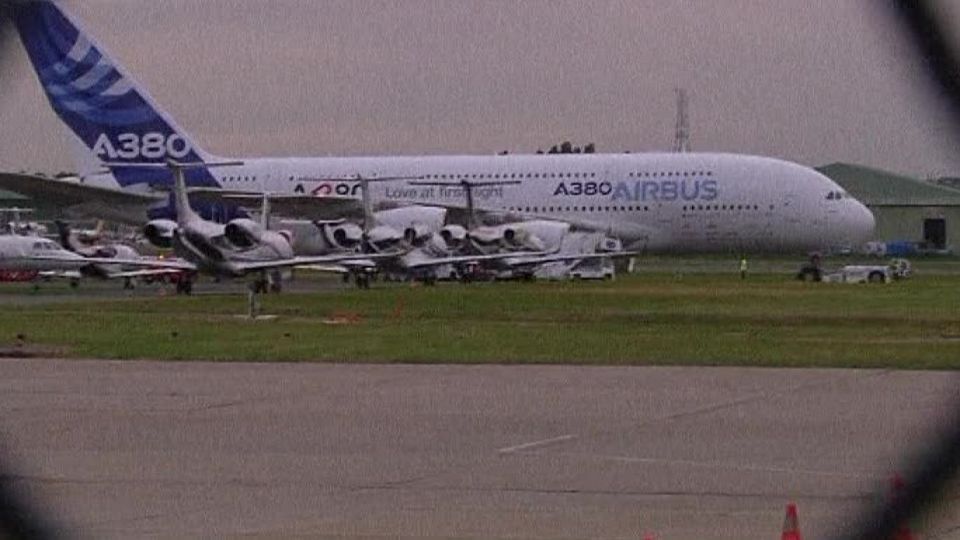 Video se zničeným Airbusem
