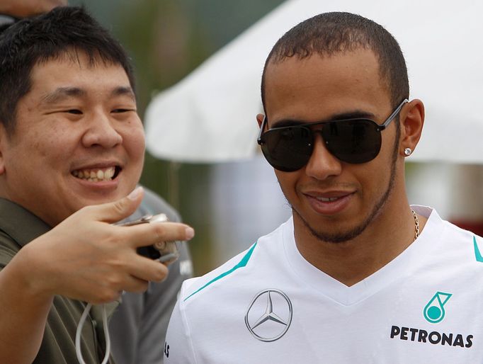 F1 v Sepangu: Lewis Hamilton