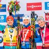 SP Ruhpolding, stíhačka Ž: Gabriela Koukalová, Kaisa Mäkäräinenová a Marie Dorinová Habertová
