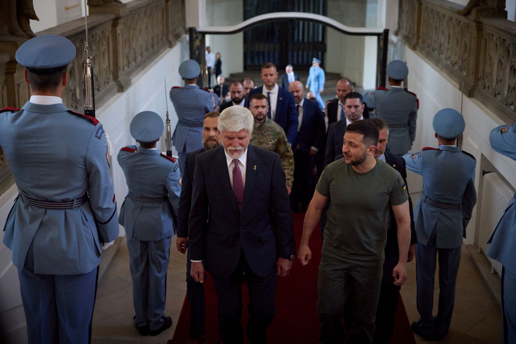 Volodymyr Zelenskyj, Petr Pavel, Praha