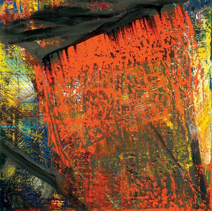 Gerhard Richter: Gudrun, 1987, olej na plátně, 250 cm x 250 cm.