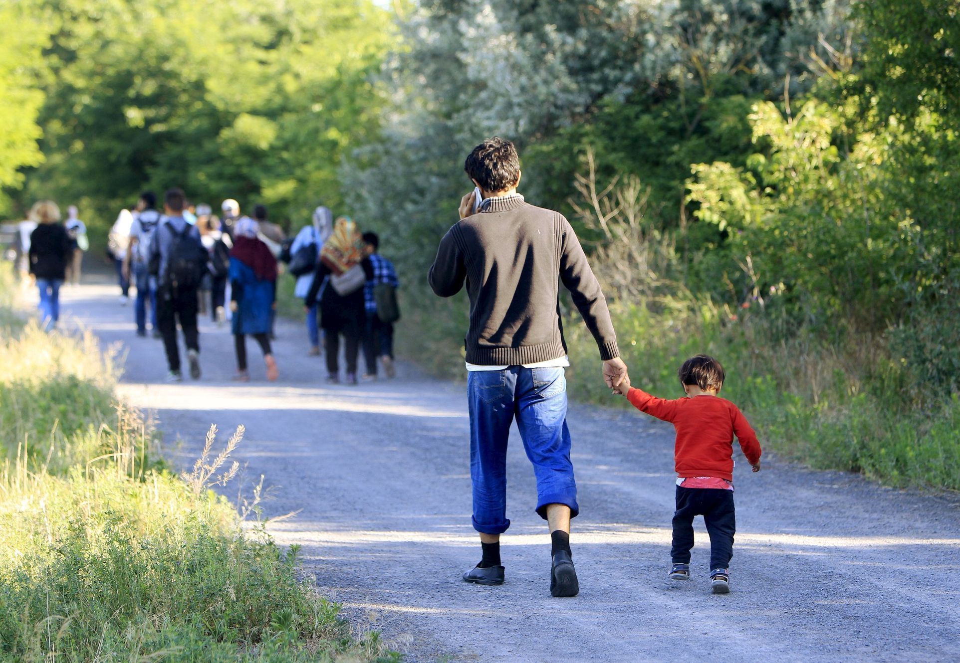 Maďarsko - Cesta do Evropy - uprchlíci - Asotthalom