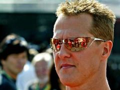 Michael Schumacher v boxech v italské Monze.
