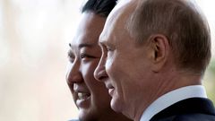 Kim Čong-un a Vladimir Putin v roce 2019.