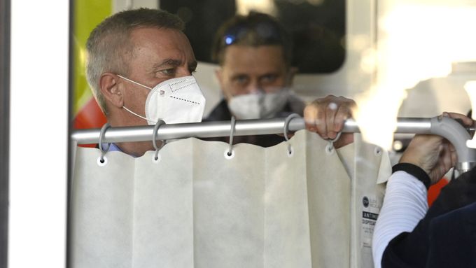 Prezident Miloš Zeman byl hospitalizován v Ústřední vojenské nemocnici v Praze, 10. 10. 2021.