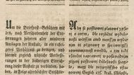 Císařský dekret zřizující schránky například definuje, že na každém "poštovním auřadě" musí být instalována alespoň jedna schránka nebo že do ní "v každé hodině až do závěrky psaní vložena býti mohou". Současně začalo platit, že poštovné za vnitrozemské dopisy platí adresát.