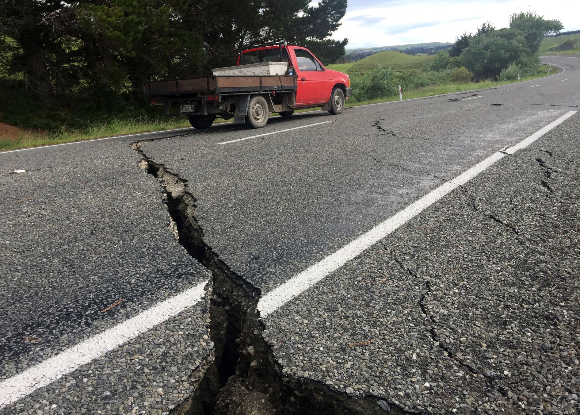 Zemětřesení na Novém Zélandu, listopad 2016