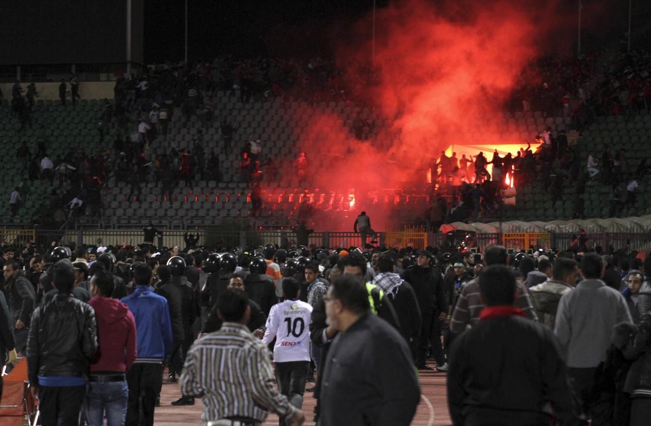 Bitka na stadionu v Egyptě