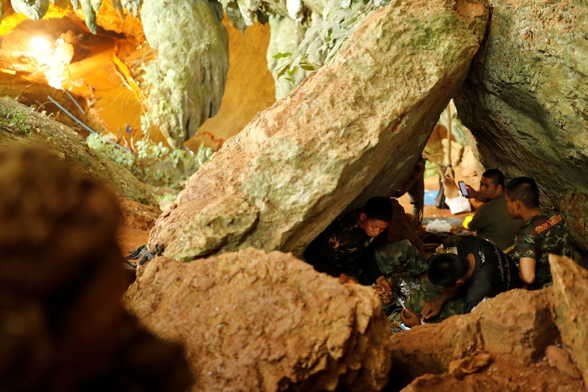 Fotogalerie / Jak se drama z thajské jeskyně změnilo v jeden velký happyend / Reuters / 7