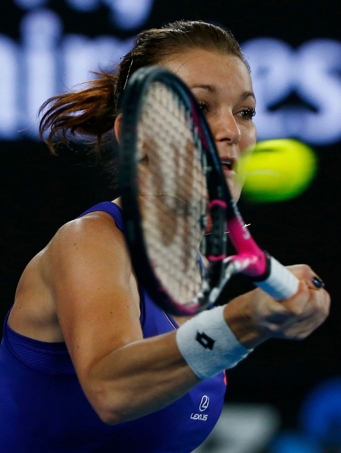 Agnieszka Radwaňská v prvním kole Australian Open 2017