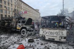 Ukrajinská revoluce hlásí mrtvé, dva zabila policie