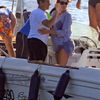 Carla Bruni a Nicolas Sarkozy na dovolené