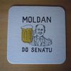 Moldan na pivním tácku