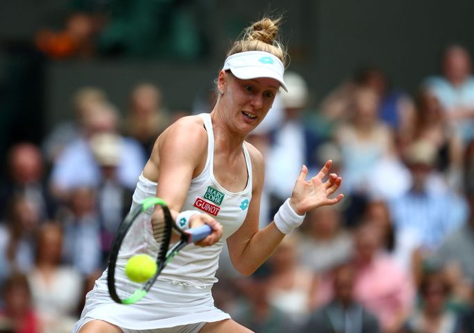 Alison Riskeová ve čtvrtfinále Wimbledonu 2019