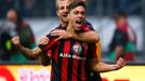 Frankfurt vs. Bordeaux, utkání Evropské ligy (Václav Kadlec slaví gól)