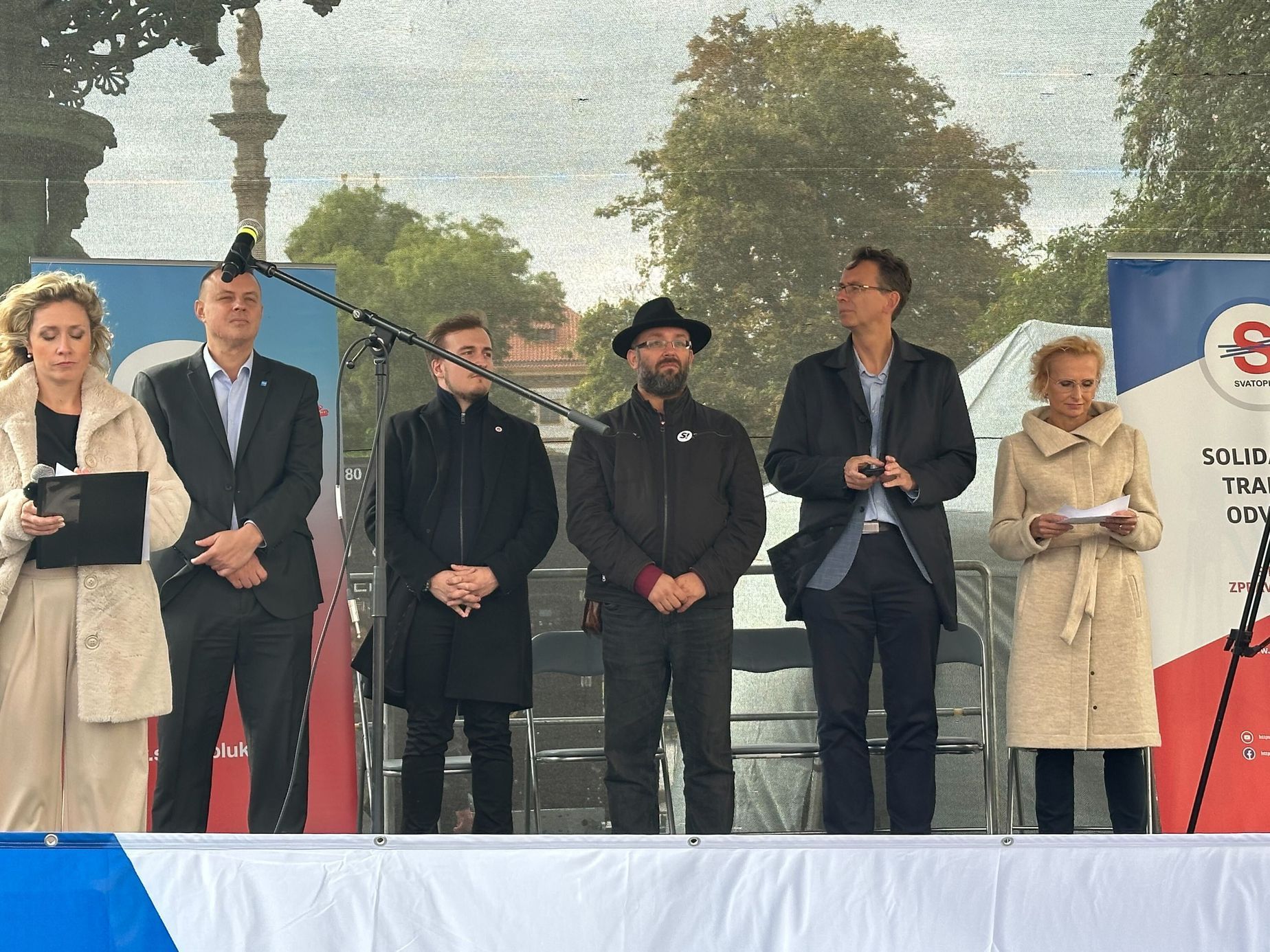 Demonstrace Pražský hrad 27. 9. 2025