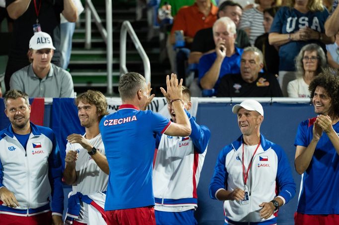 Jiří Lehečka po vítězství nad Tiafoem