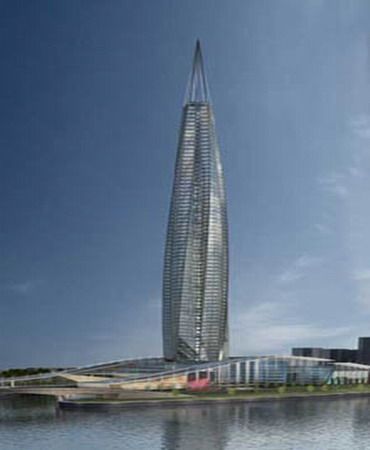 Gazprom vybral autory pro svůj mrakodrap