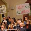 Demonstranti za Kaplického