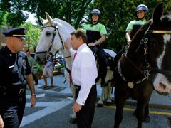 Texaský guvernér - a velký zastánce trestu smrti - Rick Perry během předvolební kampaně. 