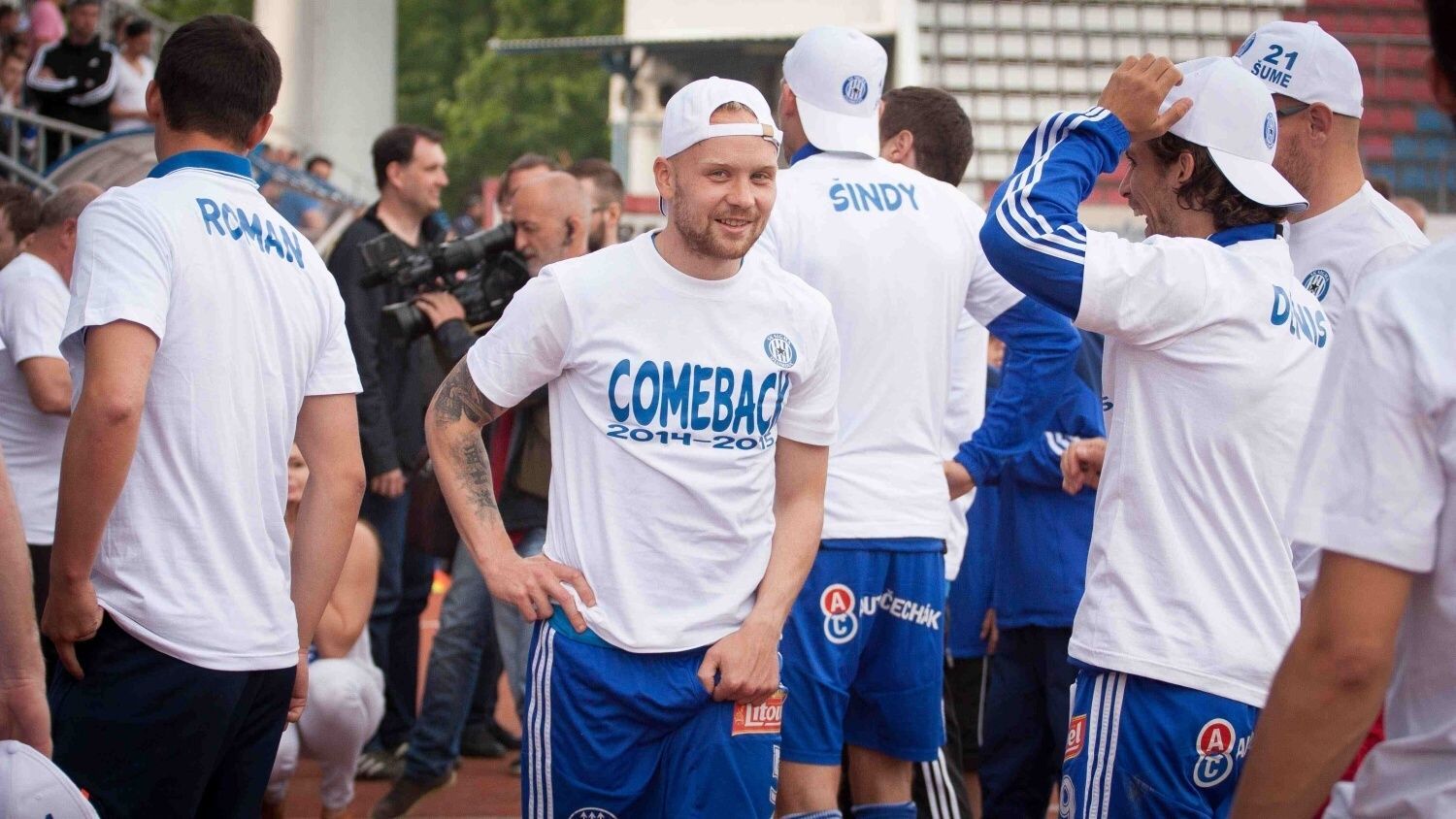 Sigma Olomouc slaví návrat do první ligy