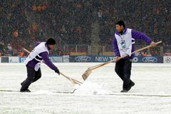 Fotbal v Turecku nestačil na sníh, Ronaldo rekordmanem
