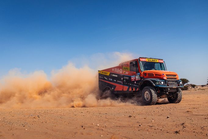 Martin Macík ml. (Iveco) na trati Rallye Dakar 2024