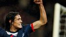 Edinson Cavani (PSG) slaví branku v Ligue 1