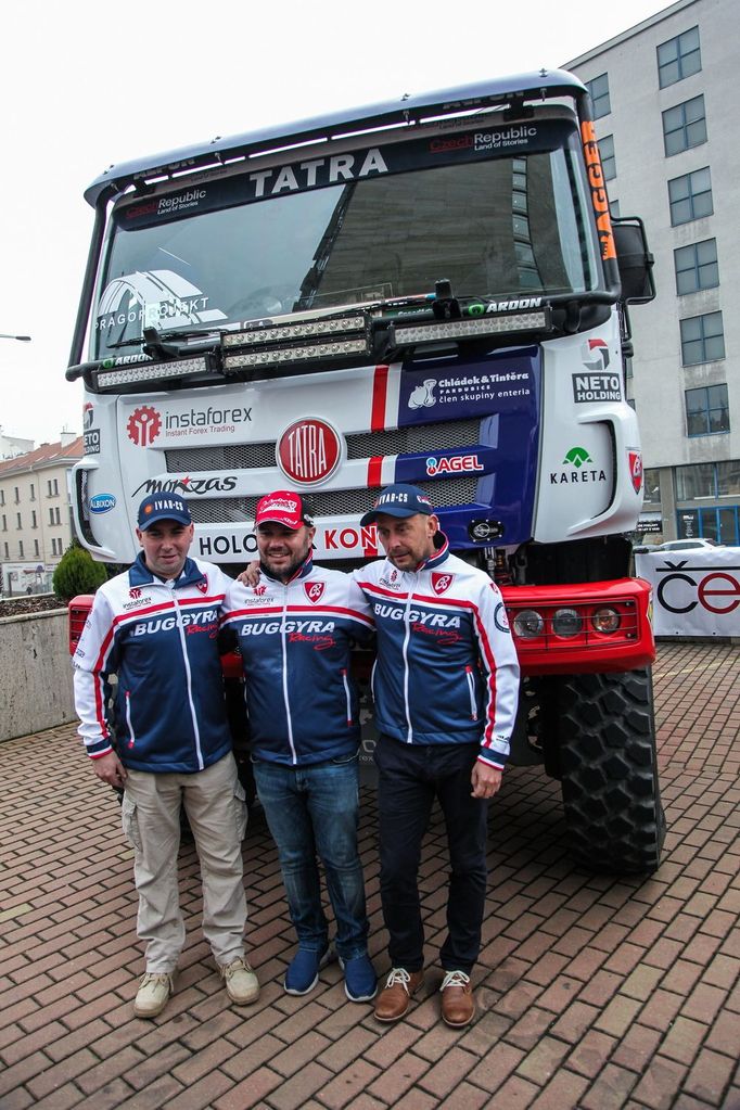 Rallye Dakar 2017:  Aleš Loprais, Jiří Štross, Jan Tománek - Tatra