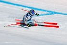 Pětadvacetiletá Ledecká zajela čtvrtý nejrychlejší čas v úvodním superobřím slalomu.