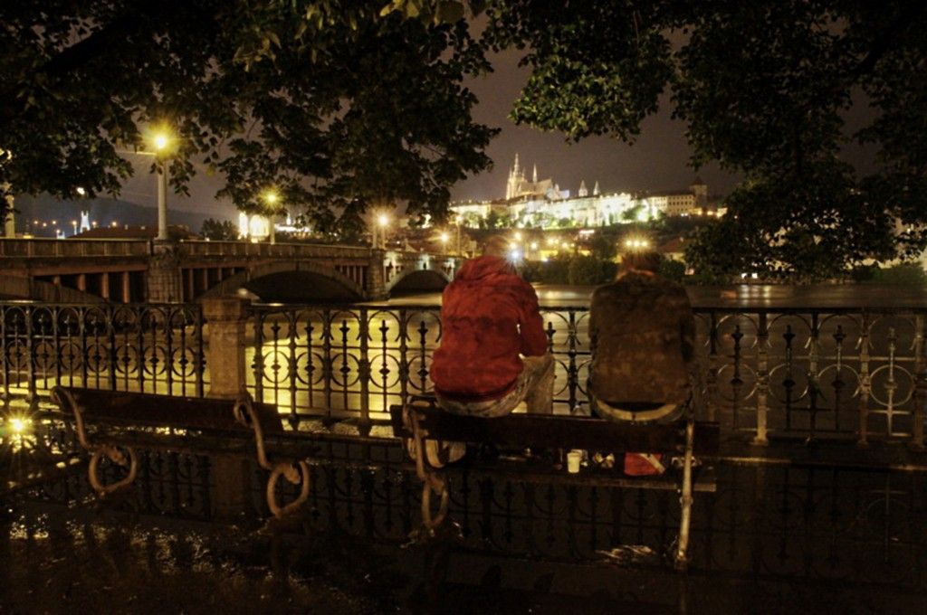 Povodeň červen 2013 - noční Praha
