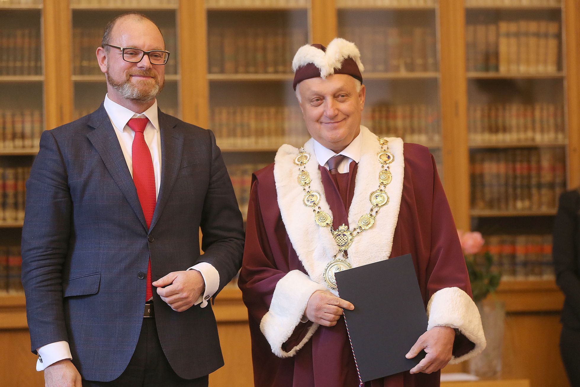 Předávání jmenovacích dekretů rektorům vysokých škol