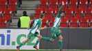 EPL, Slavia-Bohemians: Michal Šmíd slaví gól na 0:1