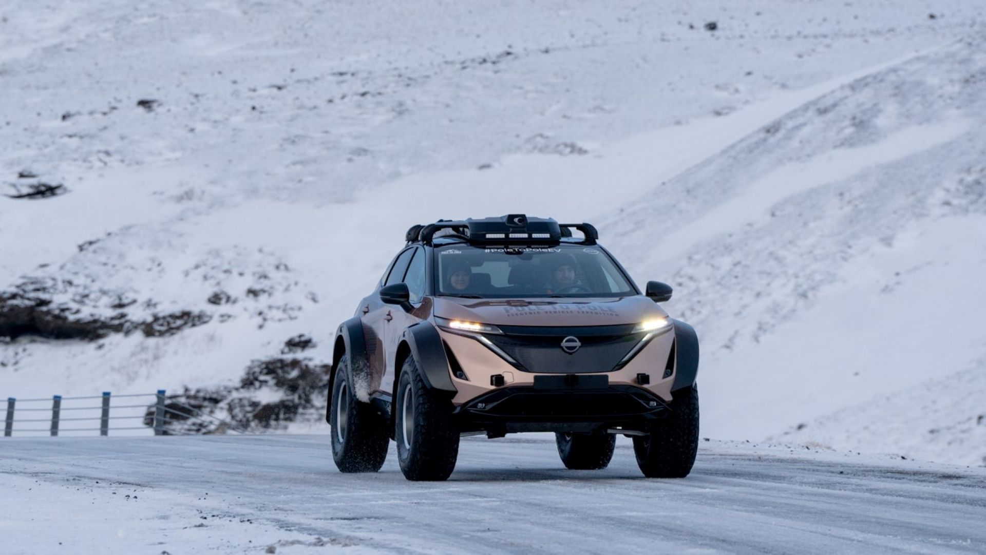 Nissan Ariya expedice Pole to Pole
